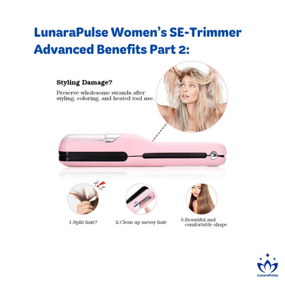 LunaraPulse™ Women's Split-End Trimmer Advanced