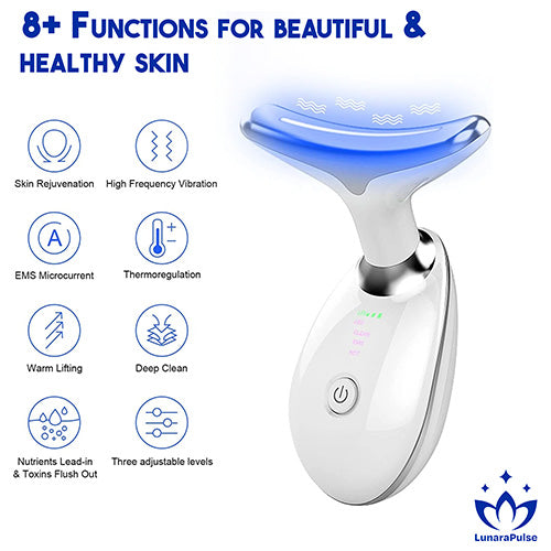 LunaraPulse™ Facial & Neck Beauty Revitalizer