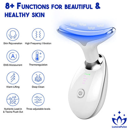 LunaraPulse™ Facial & Neck Beauty Revitalizer